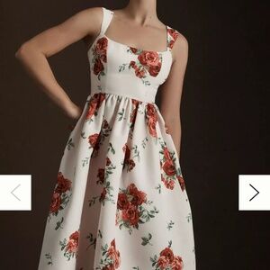 Sachin & Babi Blaine Square-Neck Midi Dress